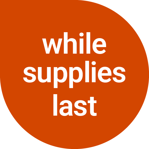While supplies last