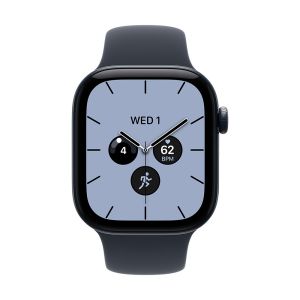 Apple Watch Series 12 GPS + Cellular 42mm Night Blue Ceramic Case with Navy Blue Sport Band - M/L
