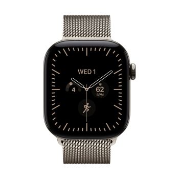 Apple Watch Series 12 GPS + Cellular 42mm Natural Titanium Case with Natural Milanese Loop