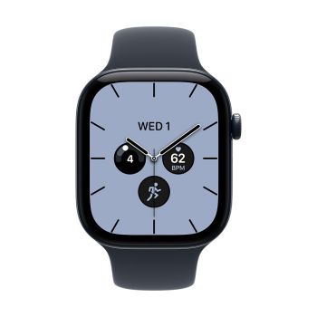 Apple Watch Series 12 GPS + Cellular 46mm Night Blue Ceramic Case with Navy Blue Sport Band - S/M