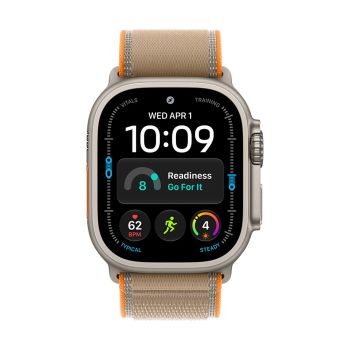 Apple Watch Ultra 4 GPS + Cellular 49mm Natural Titanium Case with Sand Trail Loop - S/M
