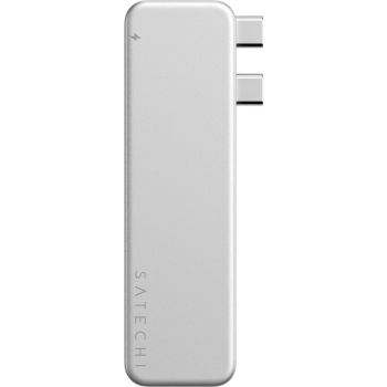 Satechi USB-C Snap Hub, Silver