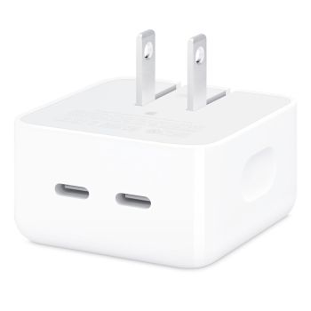Apple 35W Dual USB-C Power Compact Power Adapter