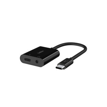 Belkin 3.5mm Audio + USB-C Charge Adapter