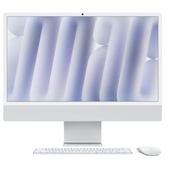 iMac, 2024, 24-inch 4.5K display, Apple M4, 1TB SSD, 16GB RAM, 10-core GPU, Silver