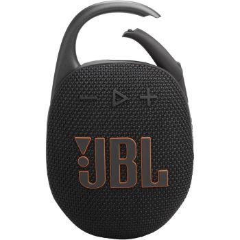 JBL Clip 5 Portable Bluetooth Speaker, Black