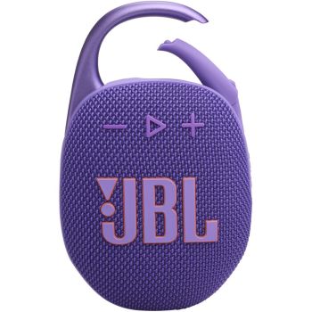JBL Clip 5 Portable Bluetooth Speaker, Purple