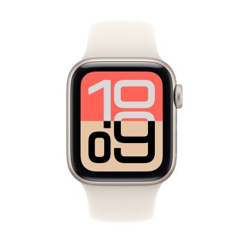 Apple Watch SE 3 GPS 40mm Starlight Aluminum Case with Starlight Sport Band - S/M