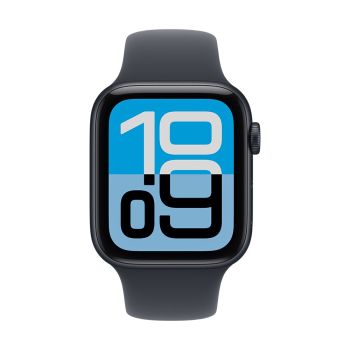Apple Watch SE 3 GPS 44mm Midnight Aluminum Case with Midnight Sport Band - M/L