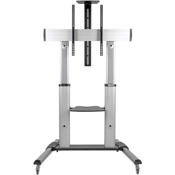 TrippLite Heavy Duty Rolling TV Stand, Height Adjustable for 60-inch to 100-inch Screens
