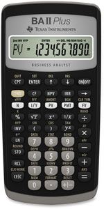 Texas Instruments BA II Plus Financial Calculator
