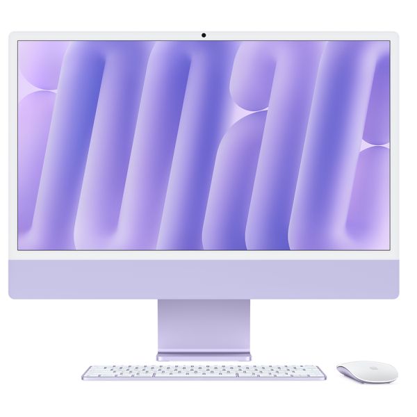 I mac 24 インチ パープル iMac, 2024, 24-inch 4.5K display, Apple M4, 1TB SSD, 16GB RAM, 8