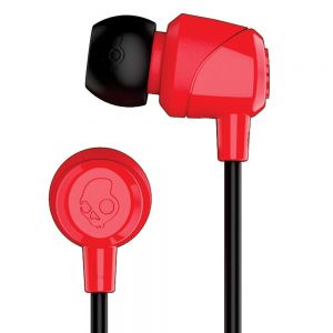 Skullcandy Jib In-Ear Earbuds with Mic, Red-Black