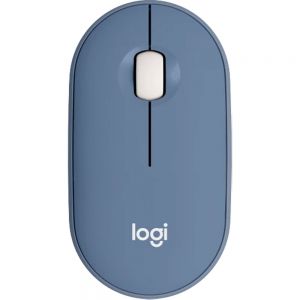 Logitech Pebble M350 Mouse, Blueberry