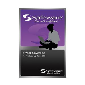 Safeware 4-Year Protection Plan for a product with purchase price up to $1,000 (PURPLE) 