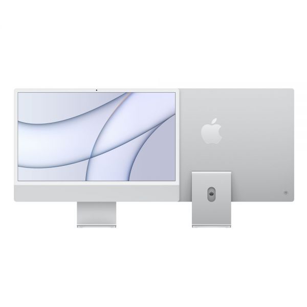 iMac 24 with Retina 4.5K display All-In-One Apple M1 8GB Memory 256GB SSD  w/Touch ID Silver MGPC3LL/A - Best Buy