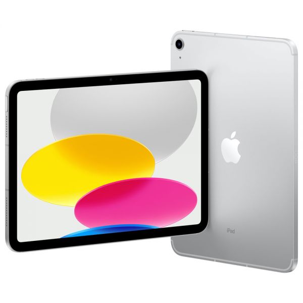 iPad, 10.9-inch (10th Gen), 256GB, Silver, Cellular