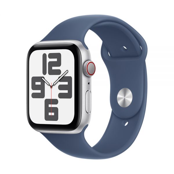 Apple Watch SE (2nd Gen), + Cellular 44mm Silver Aluminum