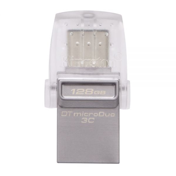 forbi assimilation bedstemor Kingston DataTraveler microDuo USB/USB-C 128GB Flash Drive