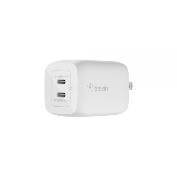 Belkin Boost Charge Pro 65W Dual GaN Wall Charger