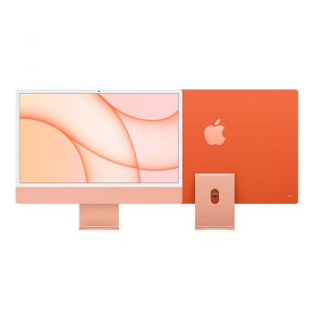 iMac, 2021, 24-inch, Apple M1, 256GB SSD, 8GB RAM, Orange