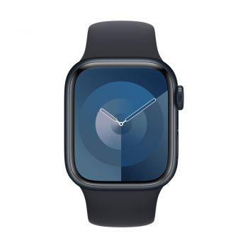Apple Watch Series 9, 41 mm, Midnight Blue Aluminum Case, Midnight Sport Band S/M