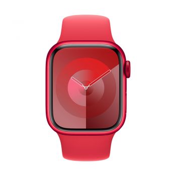 Apple Watch Series 9, 41 mm, (PRODUCT)RED Aluminum Case with (PRODUCT)RED Sport Band M/L