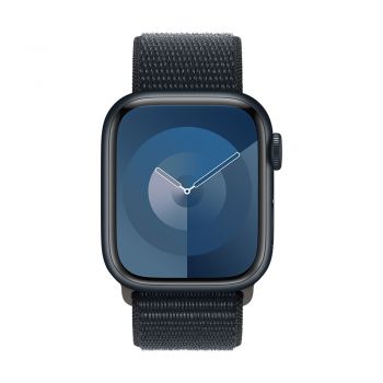 Apple Watch Series 9, 41mm Midnight Aluminum Case with Midnight Sport Loop, Cellular