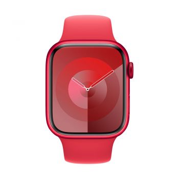 Apple Watch Series 9, 45 mm, (PRODUCT)RED Aluminum Case with (PRODUCT)RED Sport Band M/L