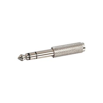 C2G 1/4 Inch Stereo Male to 3.5mm Stereo Female Adapter, Silver