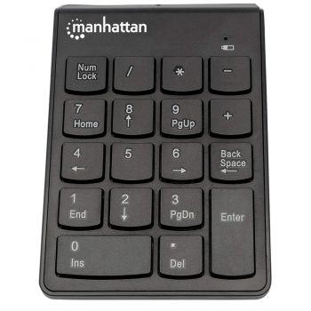 Manhattan Numeric Wireless Keypad, Black