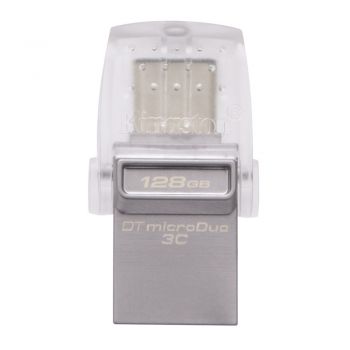 Kingston DataTraveler microDuo USB/USB-C 128GB Flash Drive