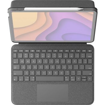 Logitech Folio Touch Keyboard Cover/Case for iPad Air (4th & 5th Generation) and iPad Pro 11-inch (1st, 2nd, & 3rd Generation), Oxford Gray