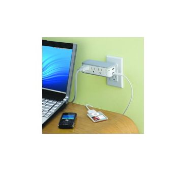 Belkin Mini Surge Protector, 3-Outlet + USB
