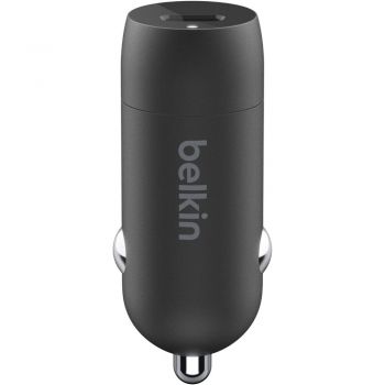 Belkin BoostCharge 30W USB-C Car Charger + USB-C to Lightning Cable