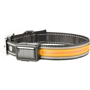 Solar/USB Lighted Dog Collar (Large)