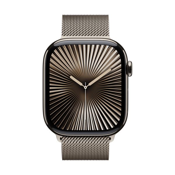 Apple Watch Series 10 GPS + Cellular 46mm Natural Titanium