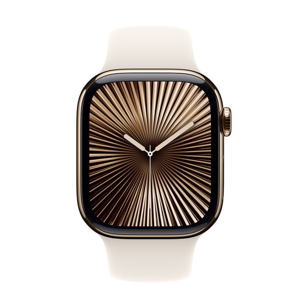 Apple Watch Series 10 GPS + Cellular 42mm Gold Titanium Case Apple Watch Series 10 GPS + Cellular 42mm Gold Titanium Case