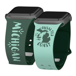 Apple Watch Band, 38/40/41 mm, Michigan Unsalted Coast Sport Band, Short