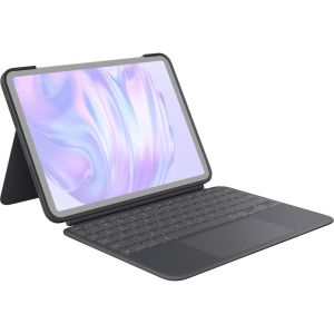 Logitech Combo Folio Touch Keyboard Cover/Case for iPad Pro 11-inch (M4, M5), Graphite