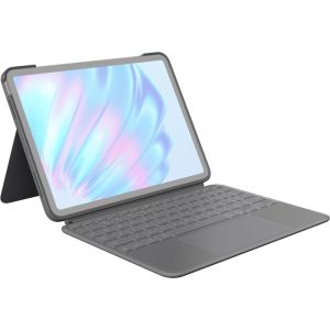 Logitech Combo Folio Touch Keyboard Cover/Case iPad Air 11-inch (M2, M3, M4), Oxford Gray