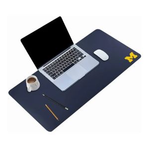 M-Logo PU Leather Desk Pad Table Top Mat