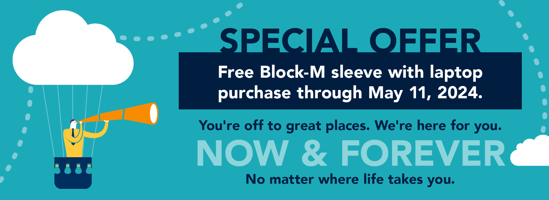 Now and Forever free sleeve offer
