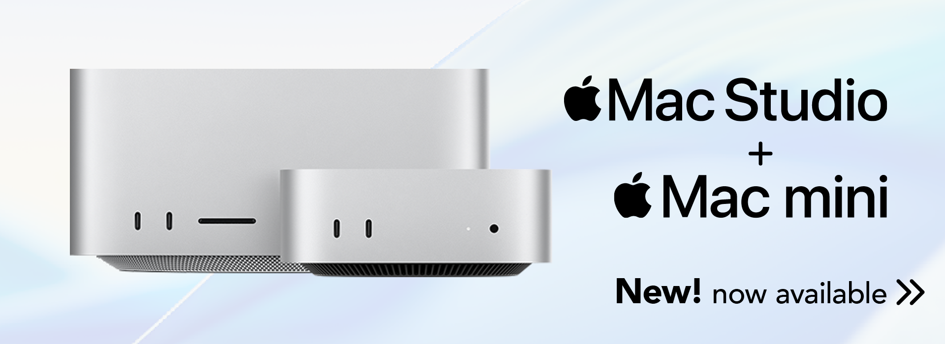 new Mac Studio and Mac mini now available